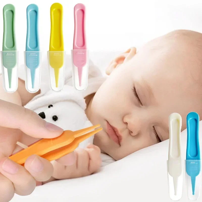 Baby Nose Cleaner - Baby Plastic Tweezers Nose Cleaner Tool
