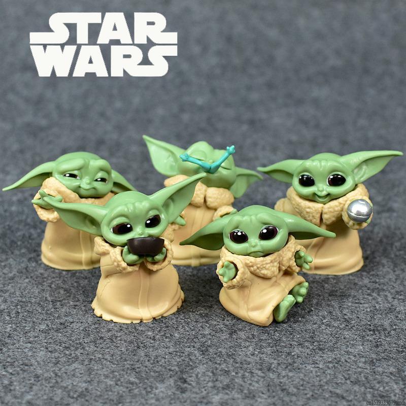 Baby Yoda Products - New 5pcs/set Baby Yoda Grogu Mandalorian