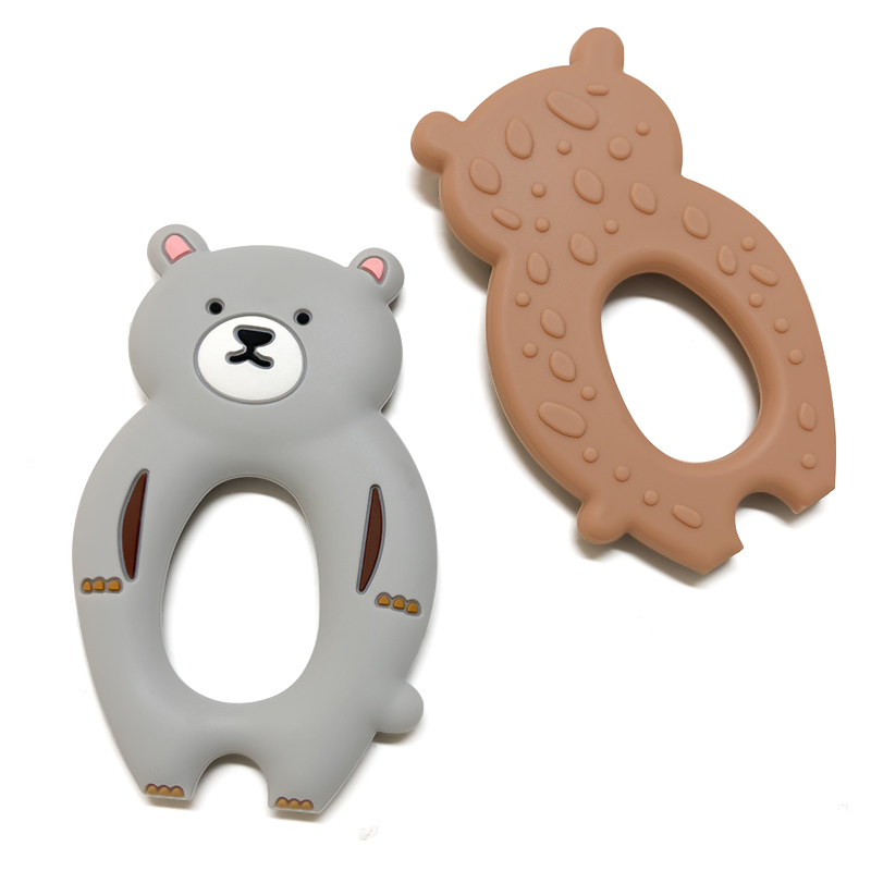 1pcs Silicone Bear Teether rod - Baby Products Photos review and price