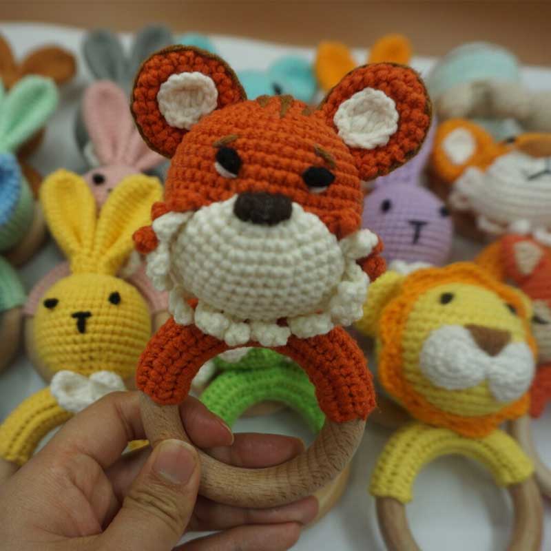 1PC Rabbit Tiger Lion Crochet  - Baby Products Photos review and price