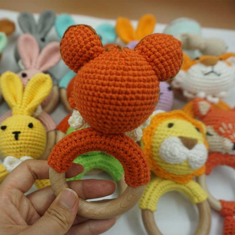 1PC Rabbit Tiger Lion Crochet  - Baby Products Photos review and price