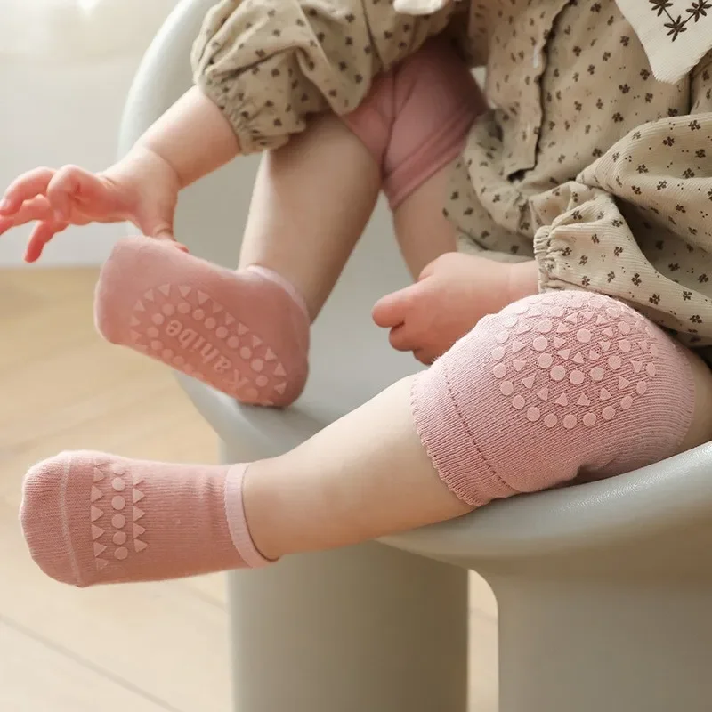 Baby Knee Pads Socks Set Solid - Baby Knee Pad Crawling review and price