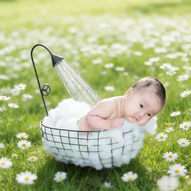 1pcs Newborn Photo Props Iron  - Baby Products Photos review and price