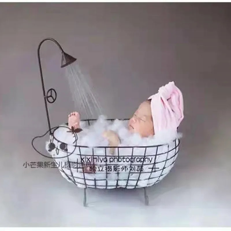1pcs Newborn Photo Props Iron  - Baby Products Photos review and price